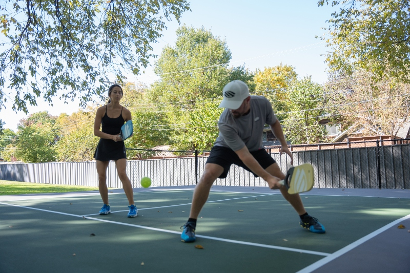 Rules of the pickleball "kitchen," or non-volley zone.